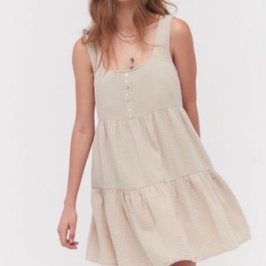 Urban Outfitters Gauze Mini Frock Dress